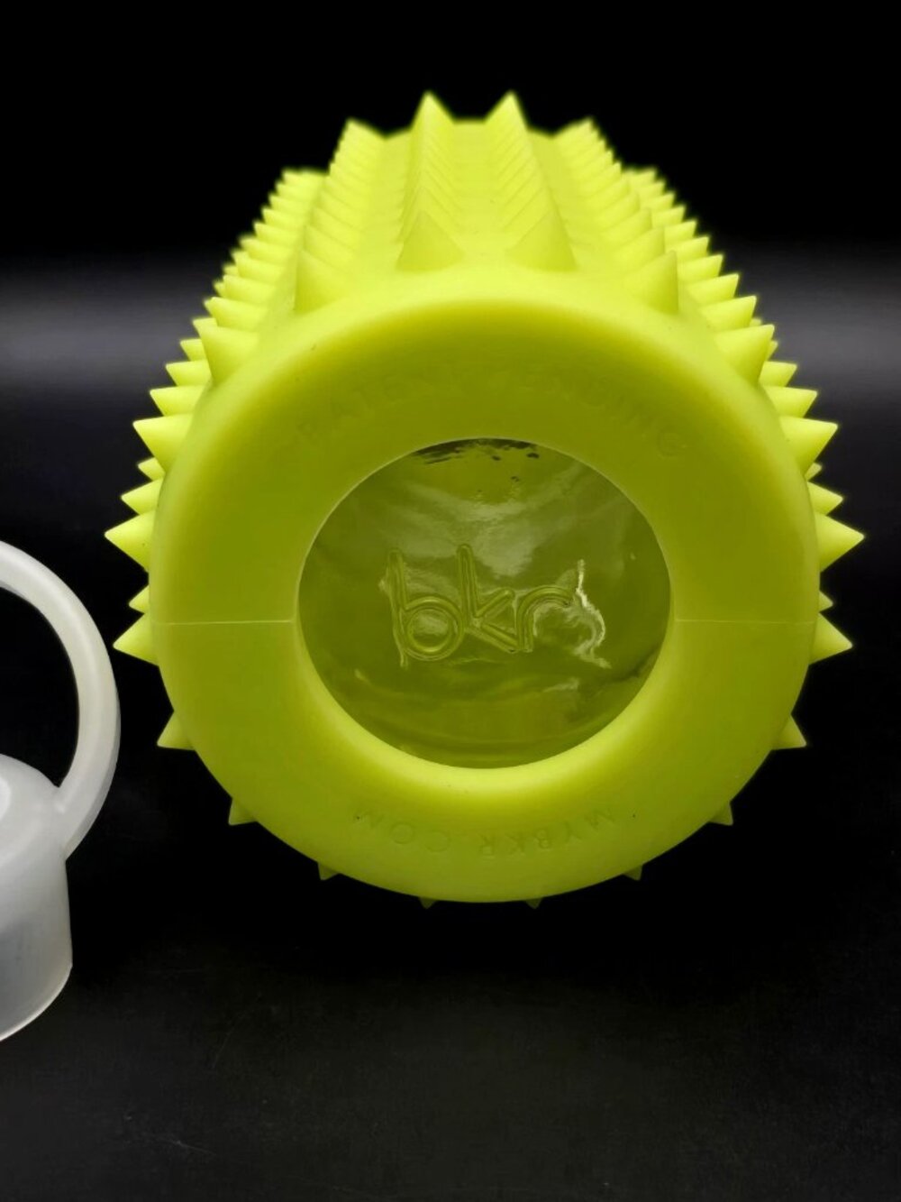BKR Tutu Neon Green Ballet Glass & Spiked Silicone Water Bottle 32oz - Picture 9 of 9